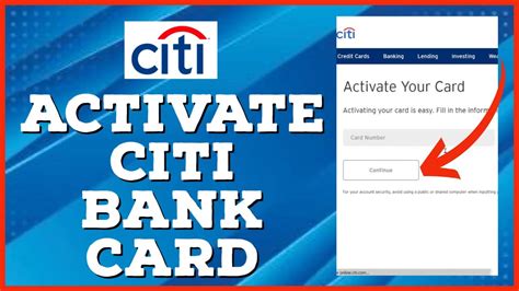 citibank activation card.